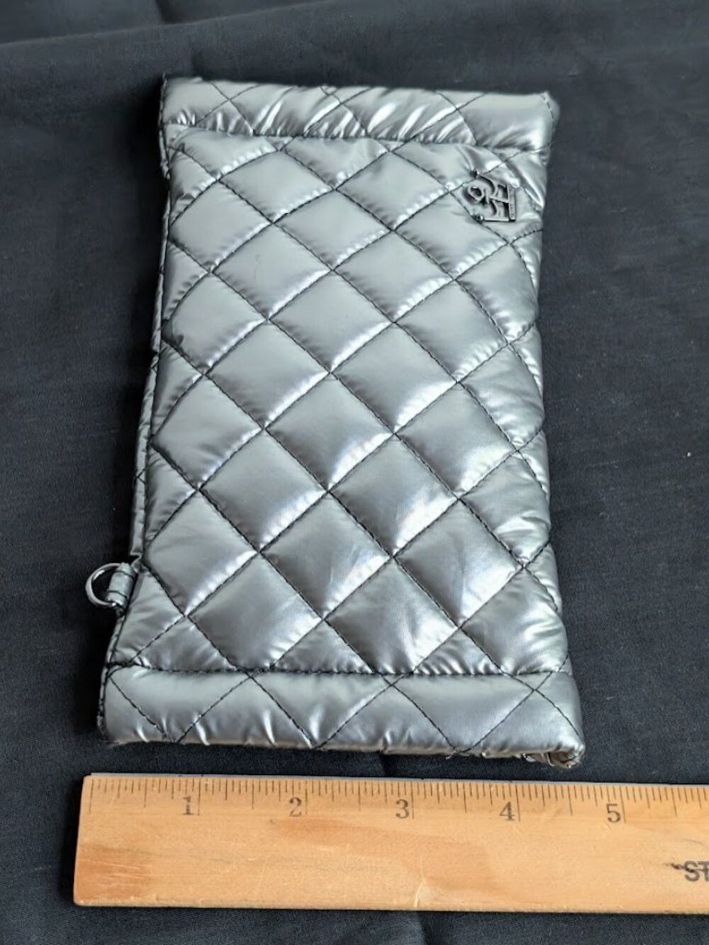 Oliver Thomas 24+7 Double Vision Accessory Case Eyeglass Case Gun Metal Color - Picture 12 of 13